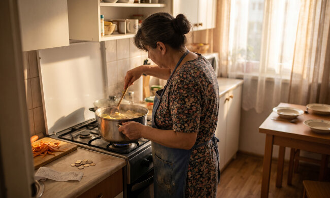 Syn z synową wprowadzili się "na chwilę", bo budują dom. Zaproponowałam, żebyśmy zrzucali się wszyscy na jedzenie - po równo. Synowa spojrzała na mnie i powiedziała: "Mamo, przecież ty i tak gotujesz"