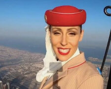 Linia lotnicza Emirates Airlines nagrała reklamę ze „stewardesą” na szczycie najwyższego budynku na świecie