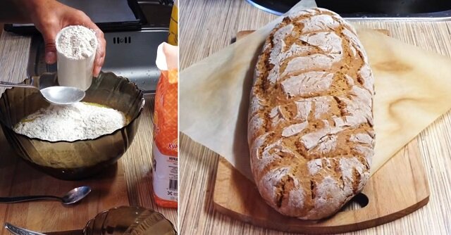 Domowy chleb na kefirze, Smaczny i miękki