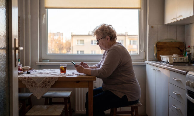 W maju na komunię wnuczki kupiłam rower za prawie dwa tysiące. W czwartek szukałam na OLX-ie używanego roweru dla siebie i trafiłam na ten sam: „prawie nieużywany, do negocjacji". W tle zdjęcia, na komodzie, leżała moja serwetka