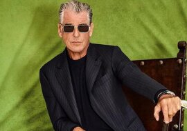 Aktor Pierce Brosnan i jego przystojni synowie biorą udział w stylowej sesji zdjęciowej