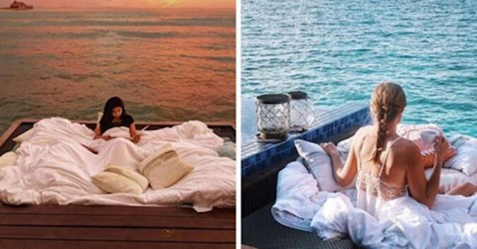 Luksusowy hotel na Malediwach oferuje gościom za 400 dolarów spanie na świeżym powietrzu tuż nad Oceanem Indyjskim