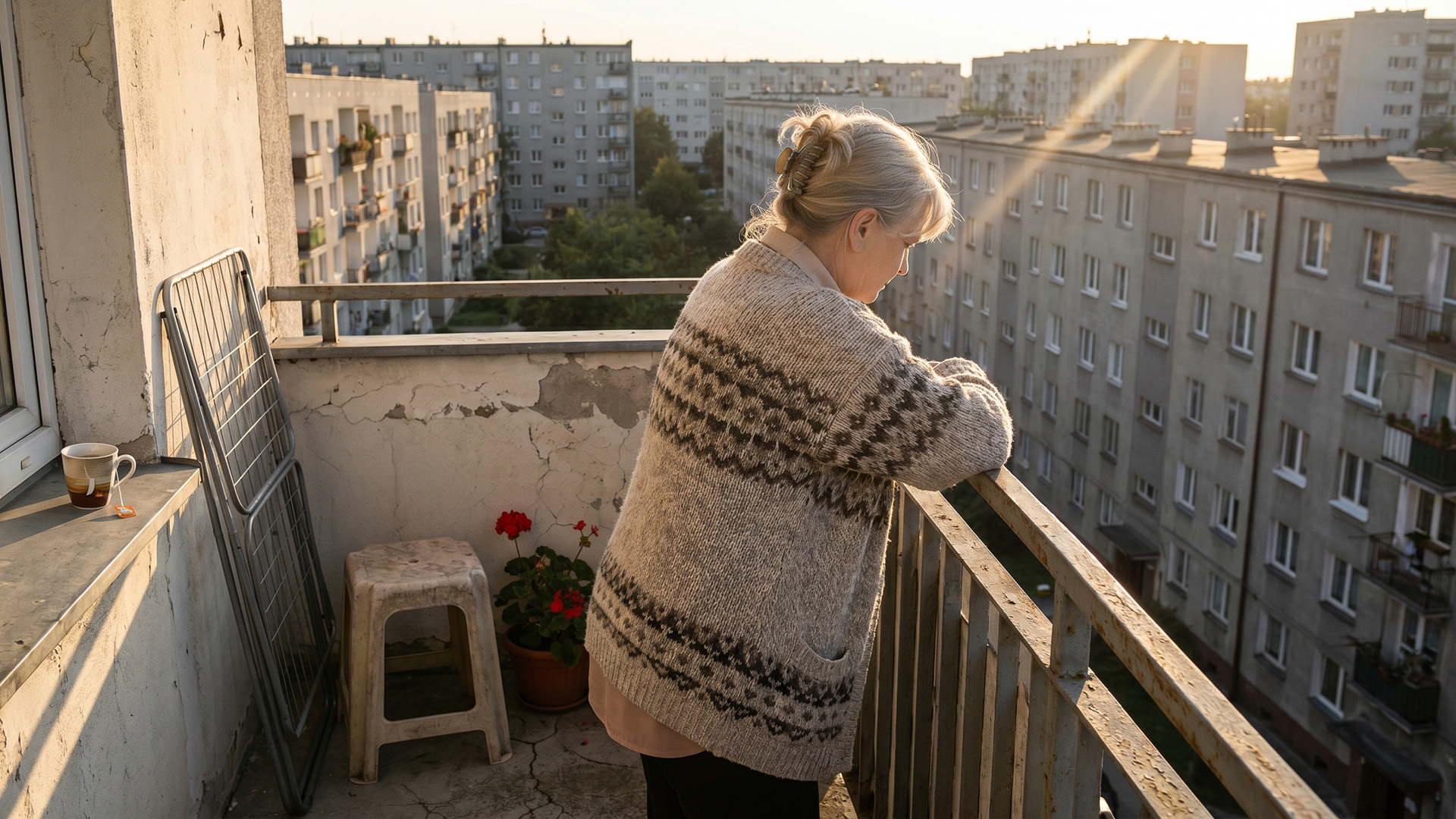 Syn przyjechał z żoną na obiad. Po obiedzie poszedł do łazienki. Synowa nachyliła się do mnie i powiedziała cicho: "Niech pani mu nie daje więcej pieniędzy. On ich nie wydaje na to, co mówi"