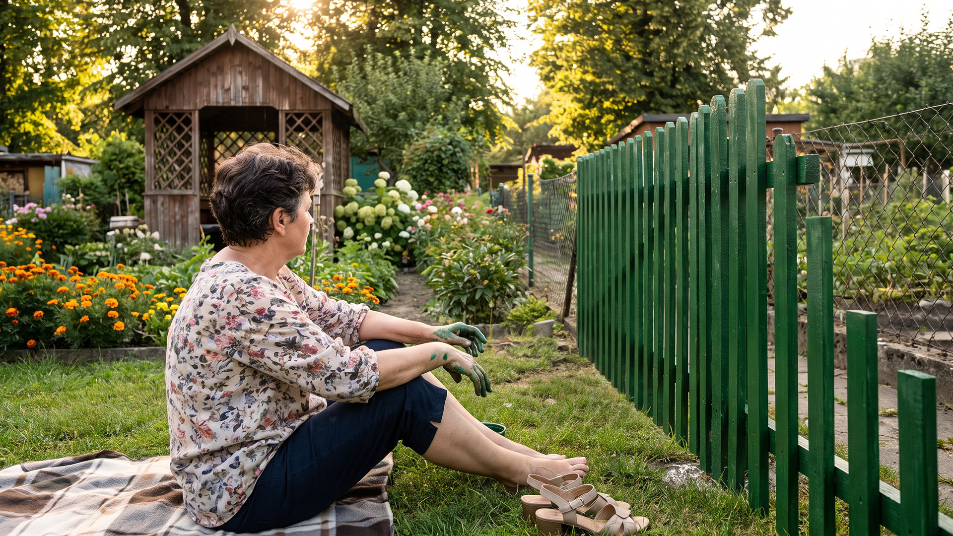 Syn zaprosił mnie na długi weekend na działkę - „odpoczniesz, mamo, powietrze postawi cię na nogi". Na miejscu czekały dwa wiadra farby i pędzle. Płot pomalowałam do niedzieli, oni wrócili z jeziora na obiad
