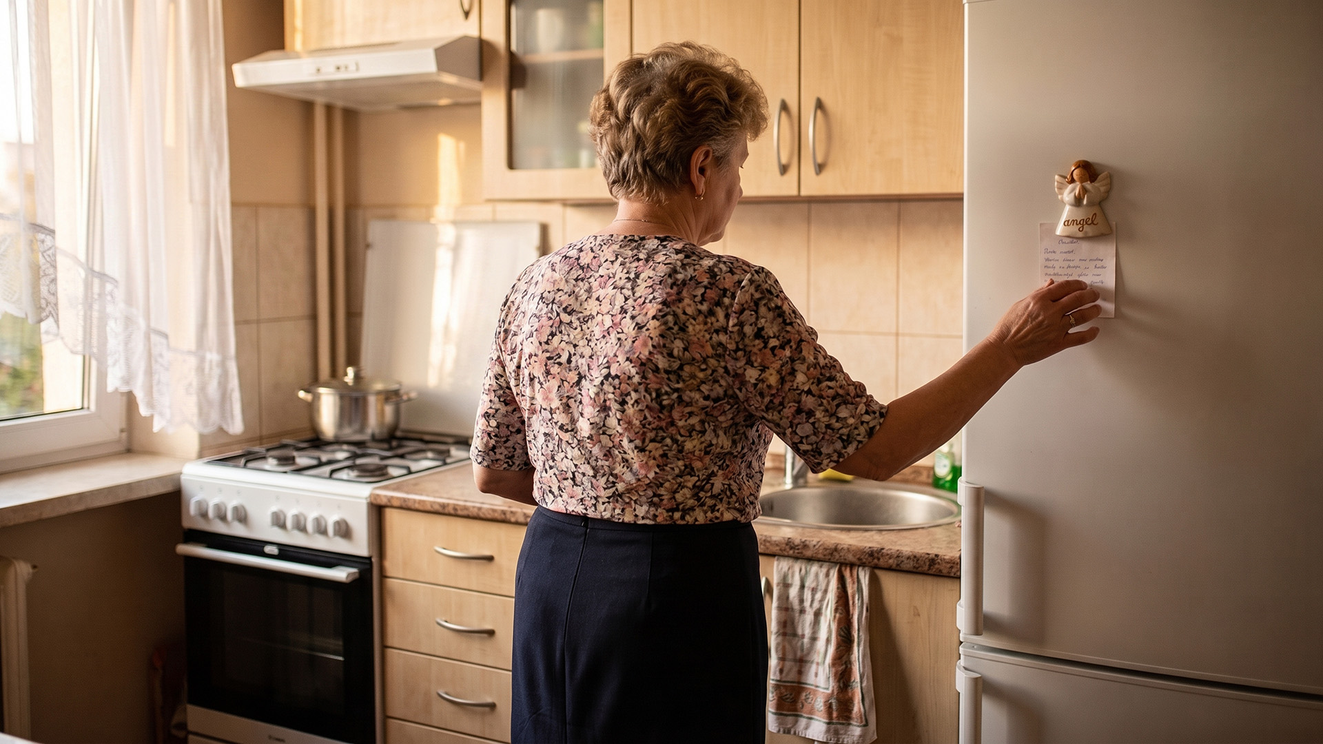 Trzeci rok planuję odwiedzić siostrę w Ełku i trzeci rok coś wypada. Kupiłam bilet na piątego września. Córka zobaczyła go na lodówce: „mamo, wrzesień odpada, kto odbierze dzieci? Jedź w listopadzie, jak się ułoży"