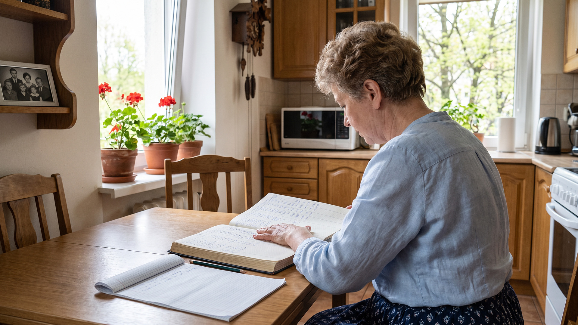 Mama mieszka u brata, emeryturę "ogarnia" Leon - "mamo, po co ci gotówka, wszystko masz". Na komunii prawnuczki mama wręczyła kopertę. W środku było pięćdziesiąt złotych i kartka ołówkiem: "więcej Leon nie dał, wybaczcie"